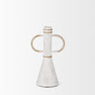 Mercana Ziva Distressed White Metal Sculptural Object