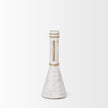 Mercana Ziva Distressed White Metal Sculptural Object