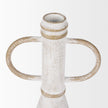 Mercana Ziva Distressed White Metal Sculptural Object