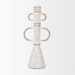 Mercana Ziva Distressed White Metal Sculptural Object