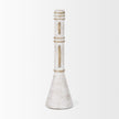 Mercana Ziva Distressed White Metal Sculptural Object