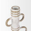Mercana Ziva Distressed White Metal Sculptural Object