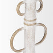 Mercana Ziva Distressed White Metal Sculptural Object