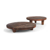 Mercana Iza Medium Brown Wooden Riser - Set of 2