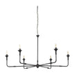 Mercana Gabriel Large Matte Black Chandelier Clearance
