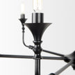 Mercana Gabriel Large Matte Black Chandelier Clearance