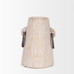 Mercana Monique Light Brown w/ Handles Wood Pot