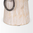 Mercana Monique Light Brown w/ Handles Wood Pot