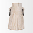 Mercana Monique Light Brown w/ Handles Wood Pot
