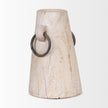 Mercana Monique Light Brown w/ Handles Wood Pot