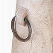 Mercana Monique Light Brown w/ Handles Wood Pot