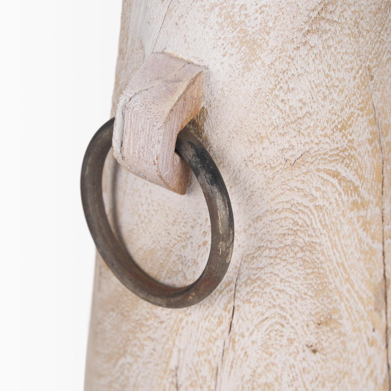 Mercana Monique Light Brown w/ Handles Wood Pot