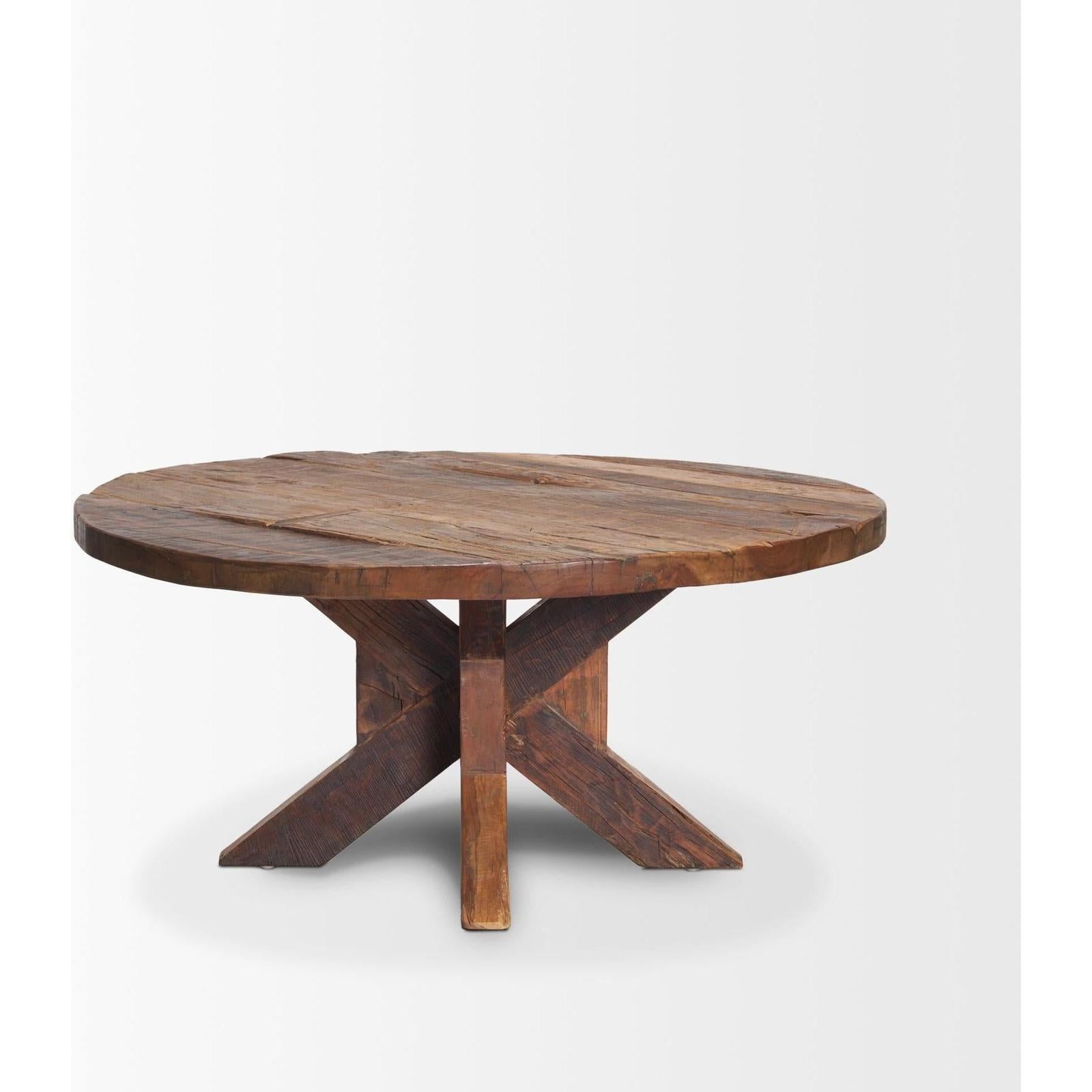 Mercana Heidi Reclaimed Brown Wooden Coffee Table