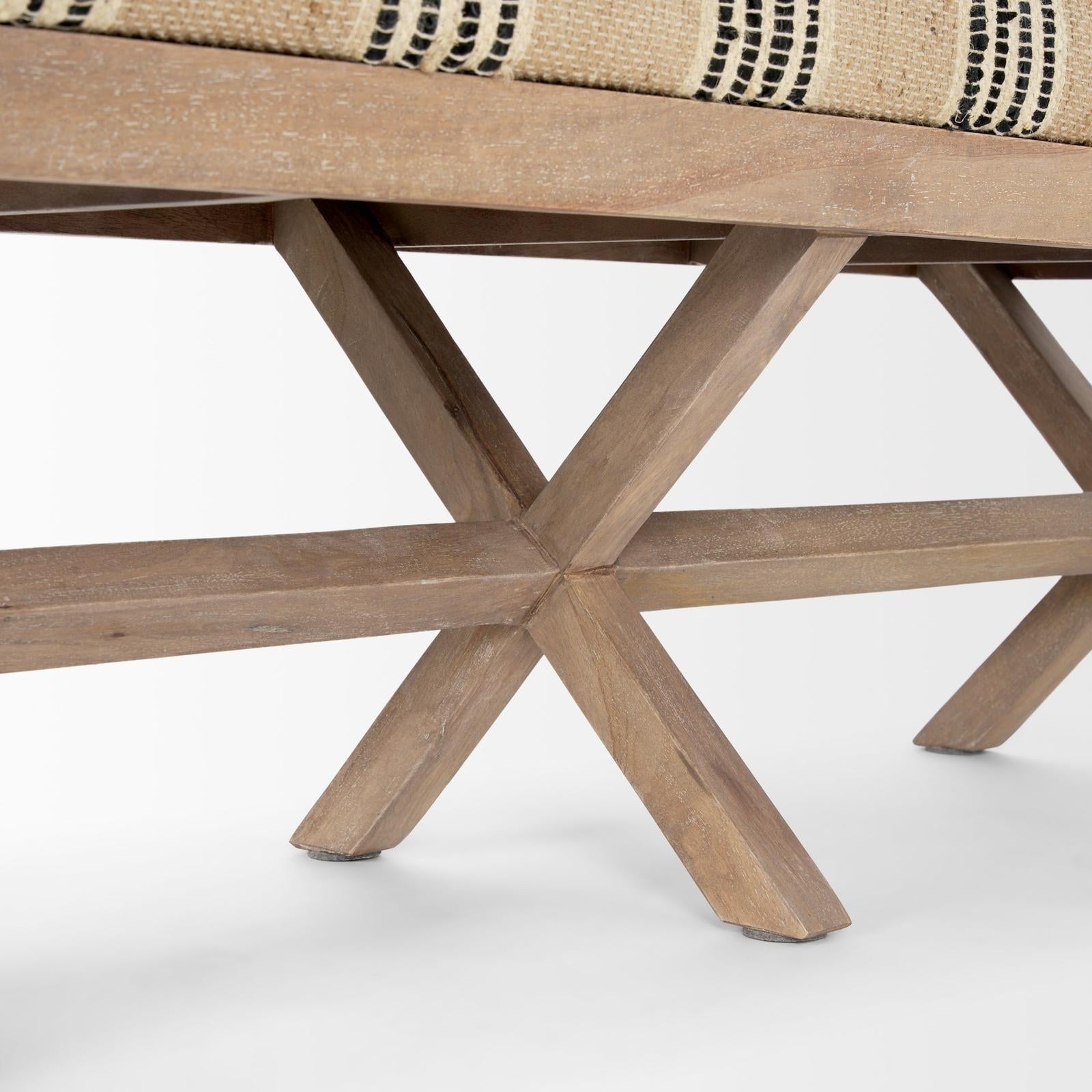 Mercana Solis Brown Base Accent Bench