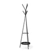 Mercana Everett Matte Black Metal Coat Rack