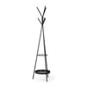 Mercana Everett Matte Black Metal Coat Rack