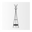 Mercana Everett Matte Black Metal Coat Rack