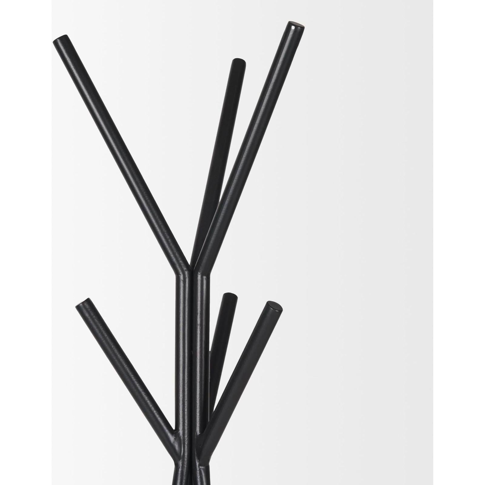 Mercana Everett Matte Black Metal Coat Rack