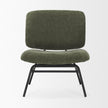 Mercana Nora Matte Black Metal Legs Accent Chair Clearance