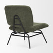 Mercana Nora Matte Black Metal Legs Accent Chair Clearance