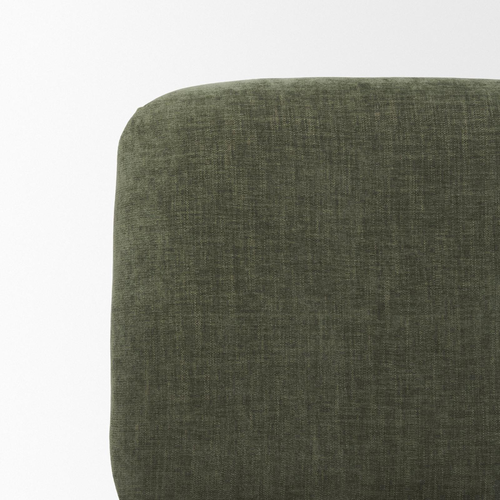 Mercana Nora Matte Black Metal Legs Accent Chair Clearance