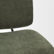Mercana Nora Matte Black Metal Legs Accent Chair Clearance