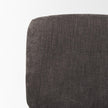 Mercana Nora Matte Black Metal Legs Accent Chair Clearance