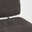 Mercana Nora Matte Black Metal Legs Accent Chair Clearance