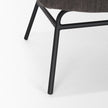 Mercana Nora Matte Black Metal Legs Accent Chair Clearance