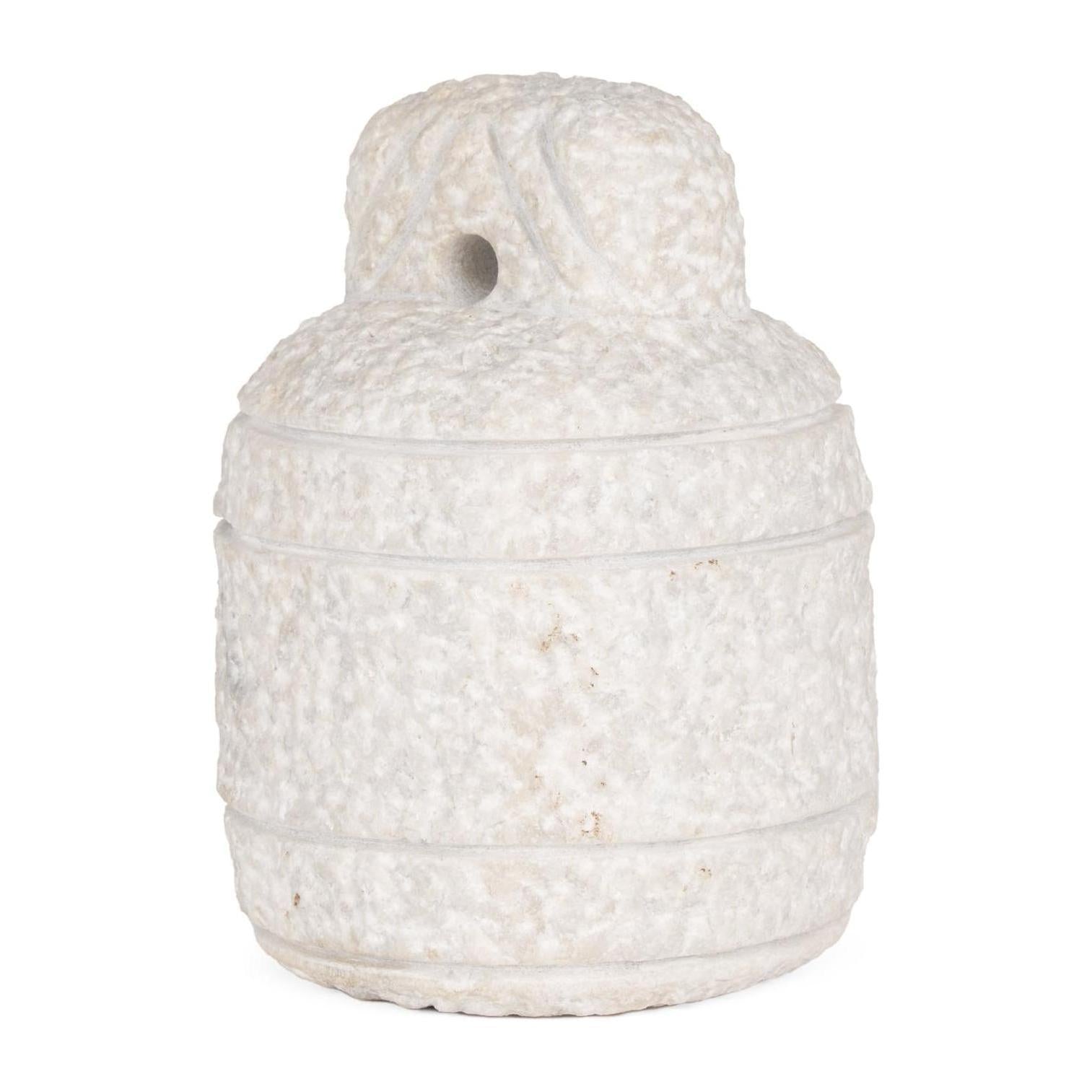 Mercana Irina White Marble Door Stopper