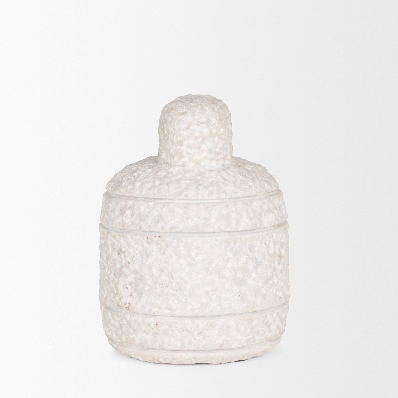 Mercana Irina White Marble Door Stopper
