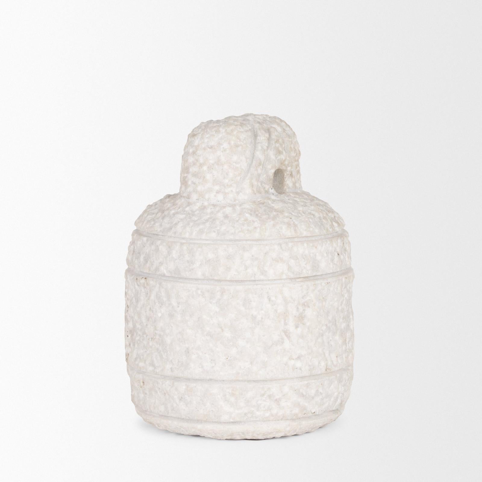 Mercana Irina White Marble Door Stopper
