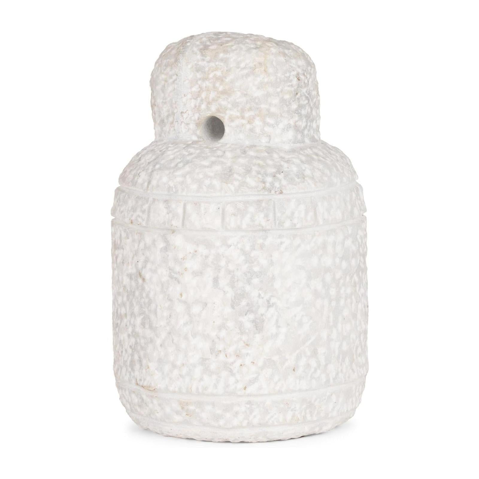 Mercana Irina White Marble Door Stopper