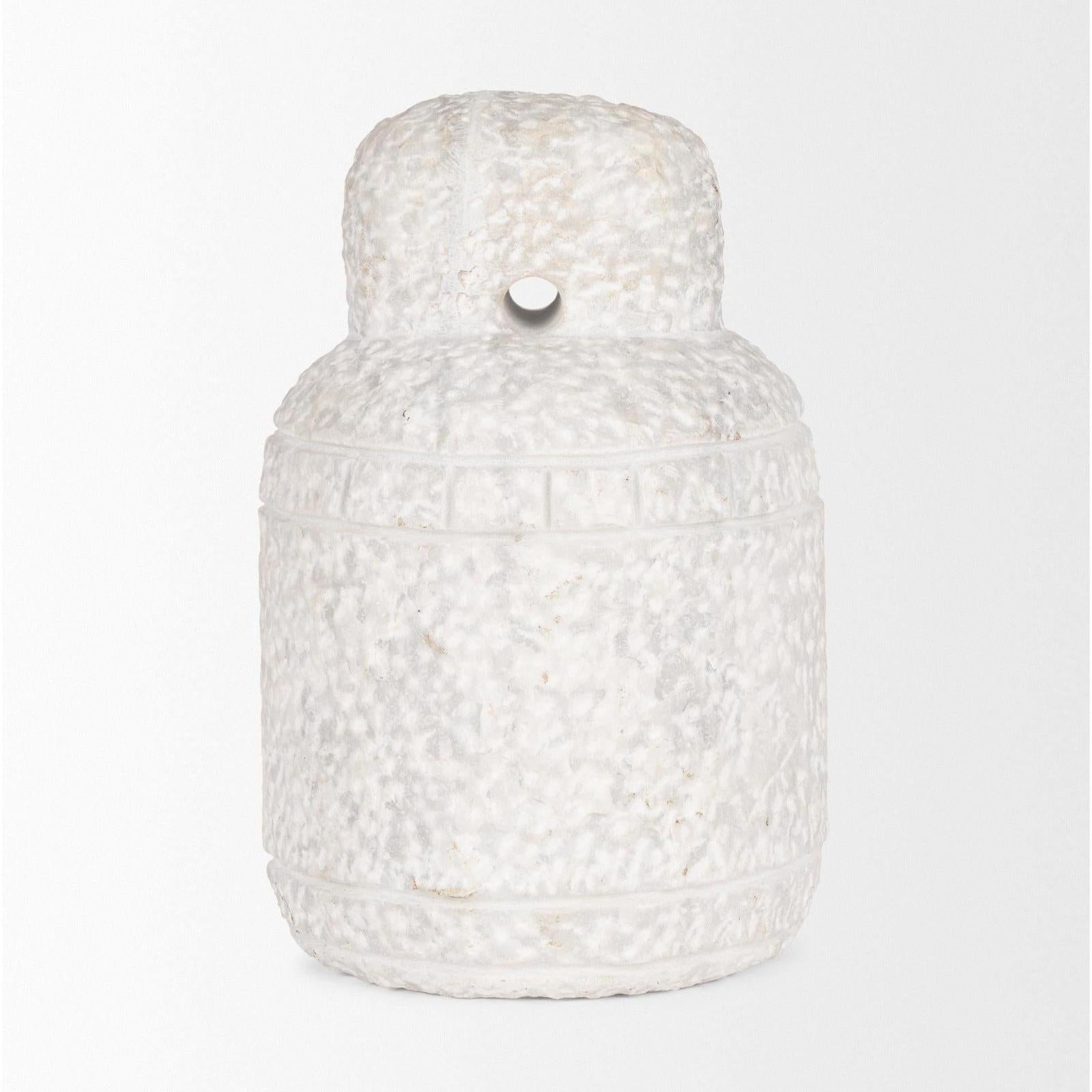 Mercana Irina White Marble Door Stopper