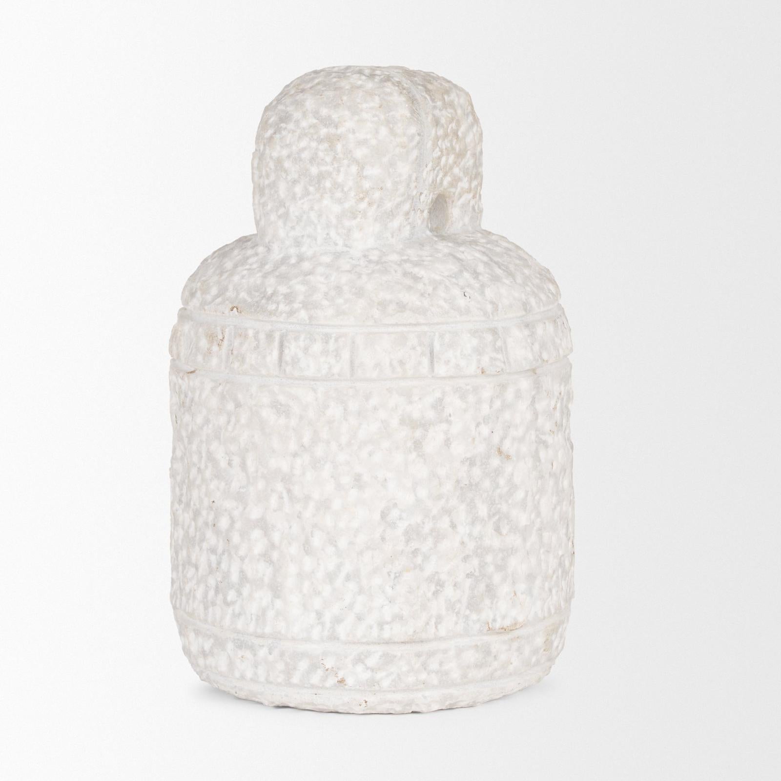Mercana Irina White Marble Door Stopper