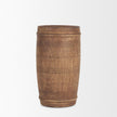 Mercana Porta Medium Brown Reclaimed Wooden Pot