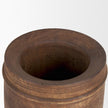 Mercana Porta Medium Brown Reclaimed Wooden Pot