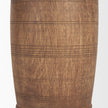 Mercana Porta Medium Brown Reclaimed Wooden Pot