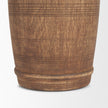 Mercana Porta Medium Brown Reclaimed Wooden Pot