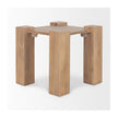 Mercana Beth Light Brown Wood Square Accent Table Clearance
