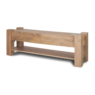 Mercana Beth Light Brown Wood Media Console