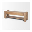 Mercana Beth Light Brown Wood Media Console