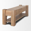 Mercana Beth Light Brown Wood Media Console