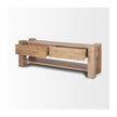 Mercana Beth Light Brown Wood Media Console