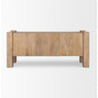 Mercana Beth Light Brown Wood w/ 3 Doors Sideboard