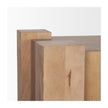 Mercana Beth Light Brown Wood w/ 3 Doors Sideboard