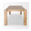 Mercana Beth Light Brown Wood Rectangular Dining Table