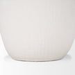 Mercana Karakum White Textured Ceramic Vase