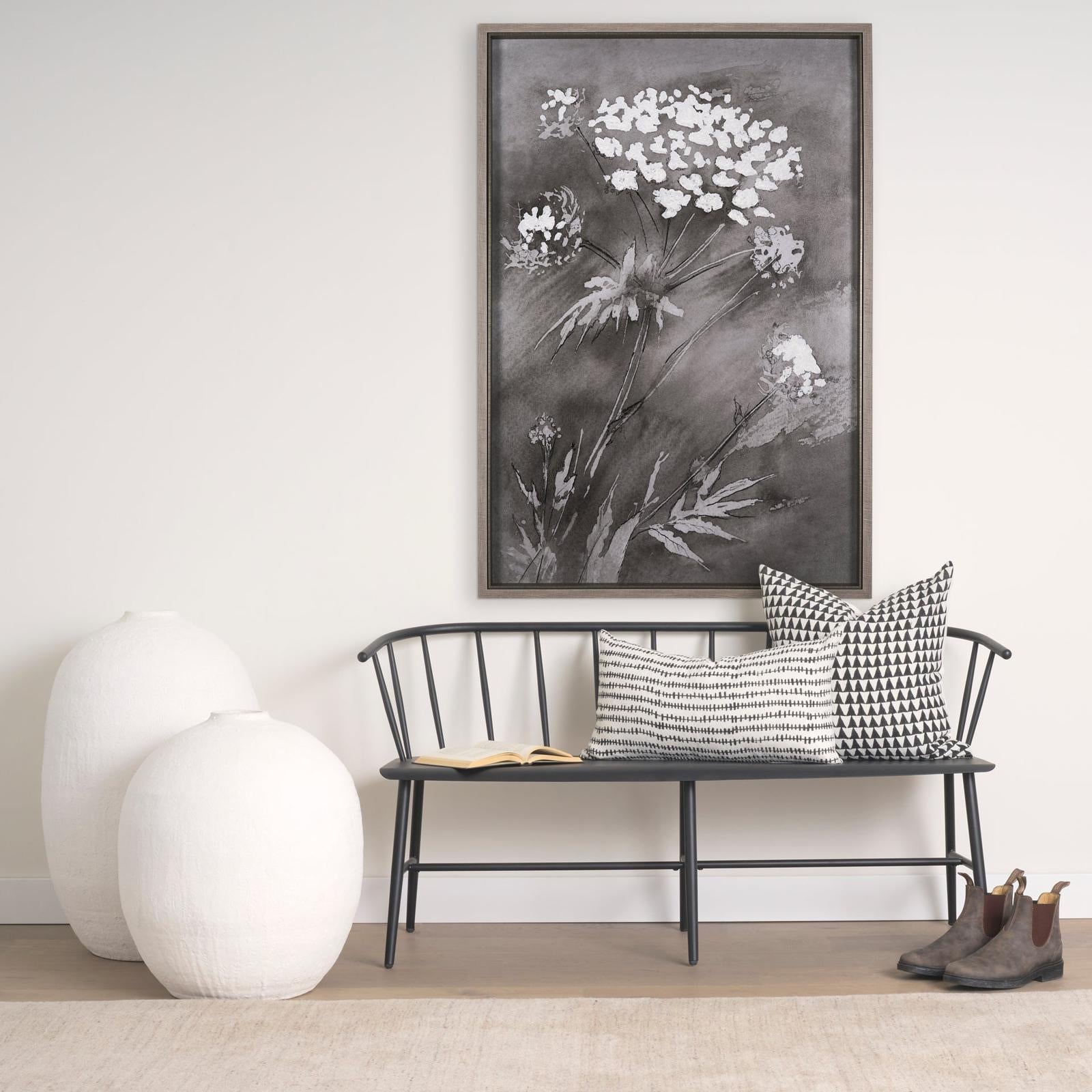 Mercana Karakum White Textured Ceramic Vase