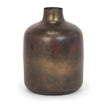Mercana Daya Antiqued Gold Metal Vase